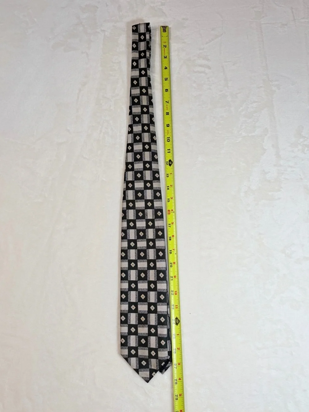Company‎ B Hunter Green and Beige Geometric Men's Tie